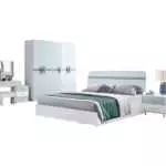 BEDROOM SET DOUBLE STORAGE BED AKAMU
