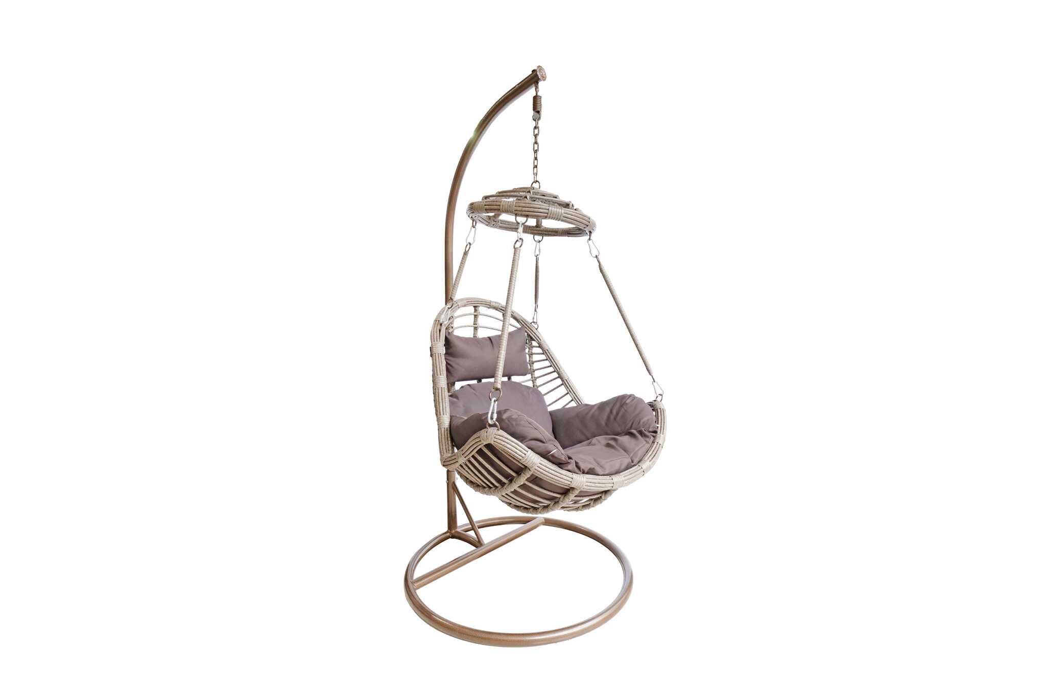 5387 (3) SWING CHAIR WITH CUSHION - Image 1