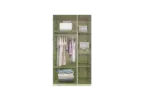 BEDROOM SET QUEEN STORAGE BED WITH 3 DOOR WARDROBE AKAMU - Image 2