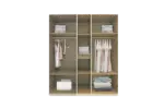 BEDROOM SET QUEEN STORAGE BED WITH 5 DOOR WARDROBE AKAMU - Image 11