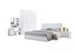 BEDROOM SET QUEEN STORAGE BED WITH 5 DOOR WARDROBE AKAMU