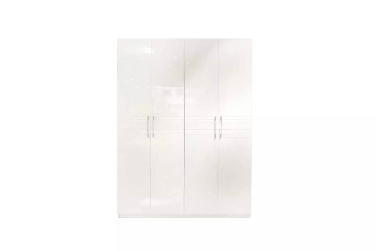 BEDROOM SET QUEEN STORAGE BED WITH 4 DOOR WARDROBE AKAMU - Image 9