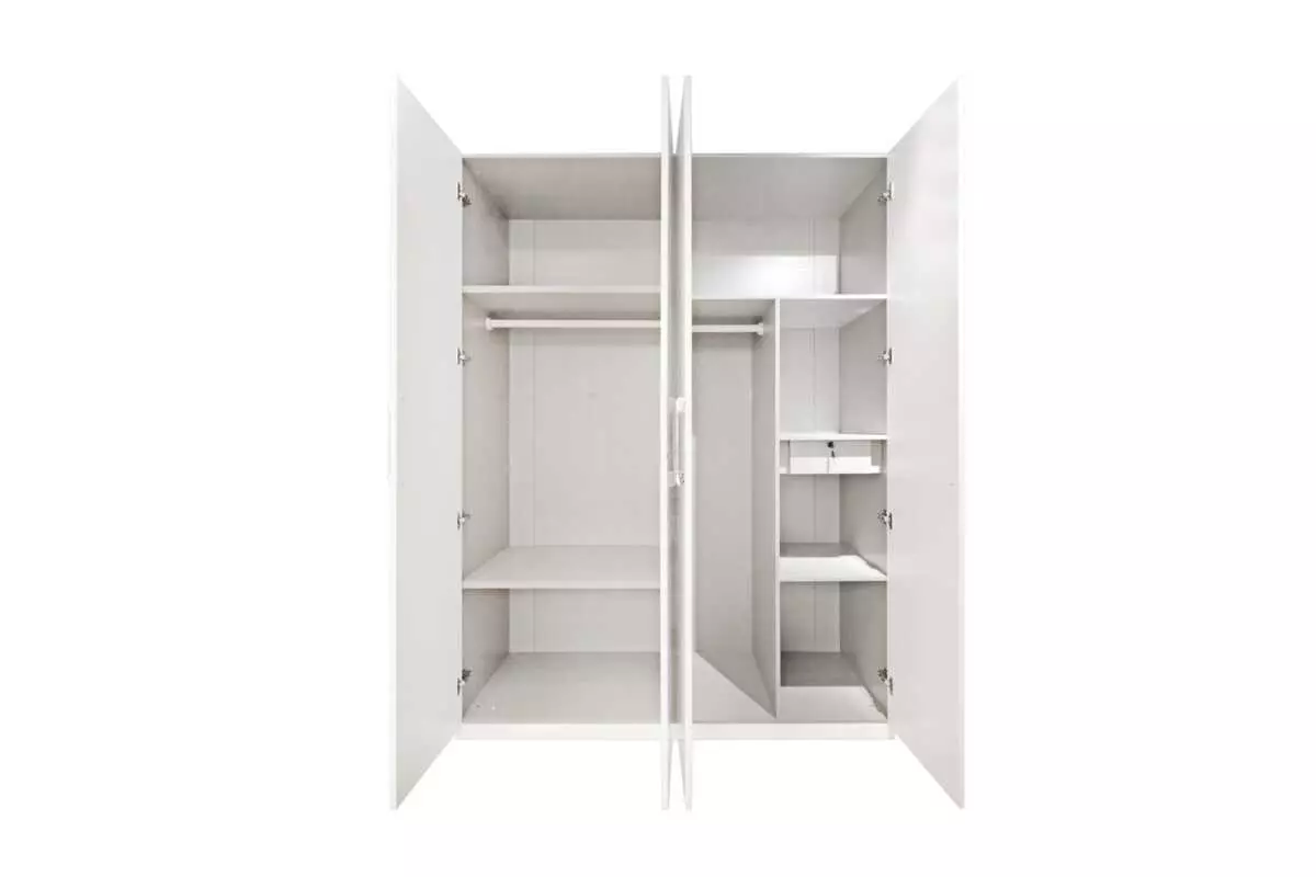 BEDROOM SET QUEEN STORAGE BED WITH 4 DOOR WARDROBE AKAMU - Image 11