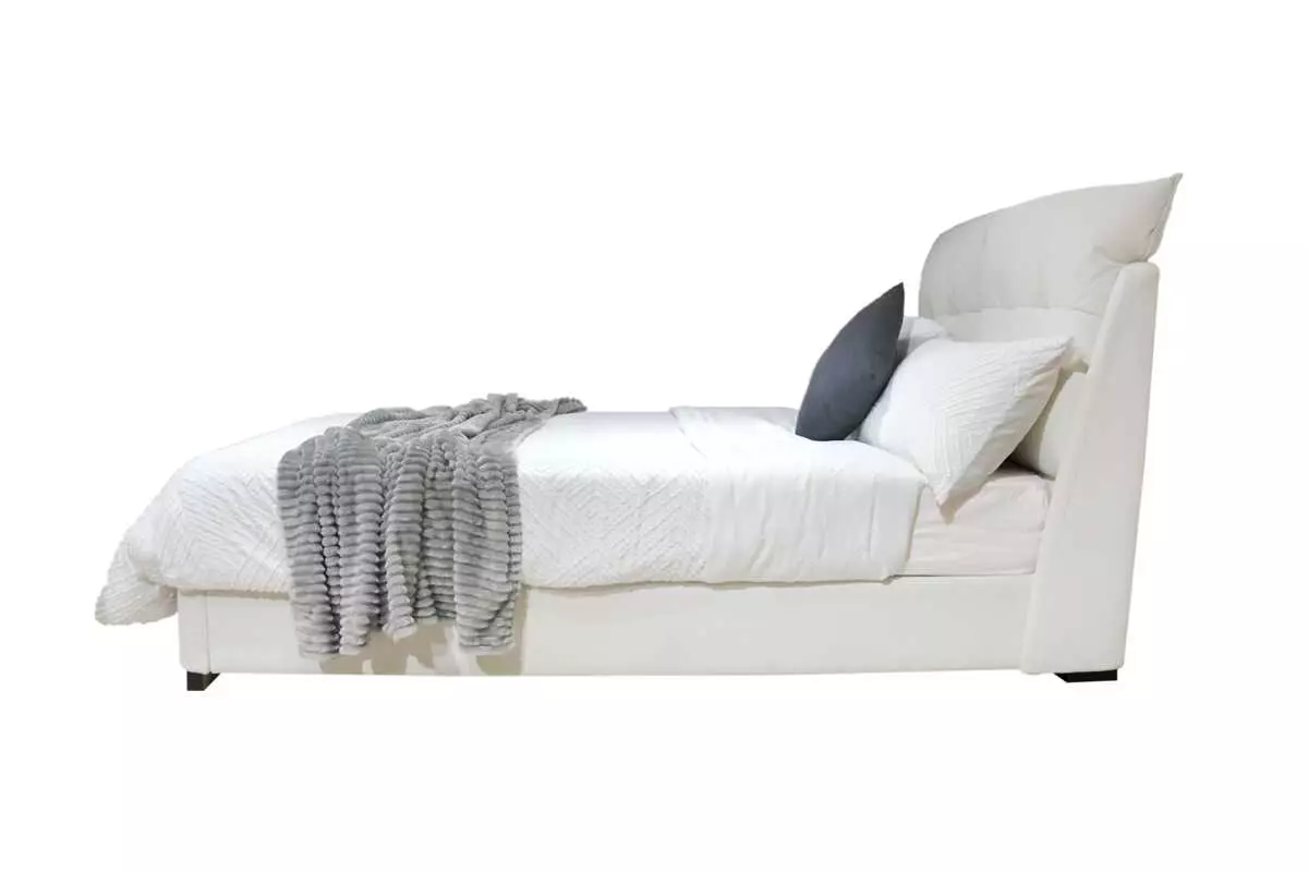 STORAGE DOUBLE BED PU FABRIC CUSHIONED AKAMU - Image 3