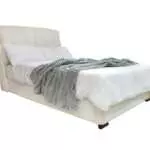 STORAGE DOUBLE BED PU FABRIC CUSHIONED AKAMU