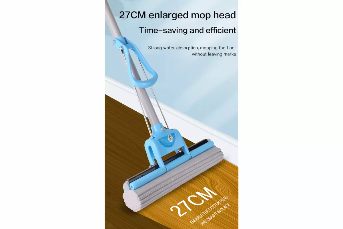 AODI SINGLE WHEEL SPONGE MOP - Image 2