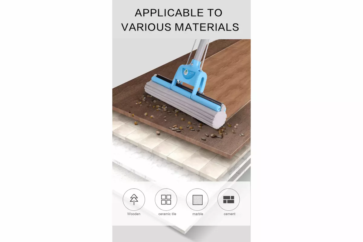 AODI SINGLE WHEEL SPONGE MOP - Image 2