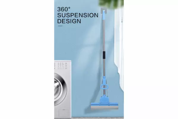 AODI DOUBLE WHEELED SPONGE MOP (27CM)