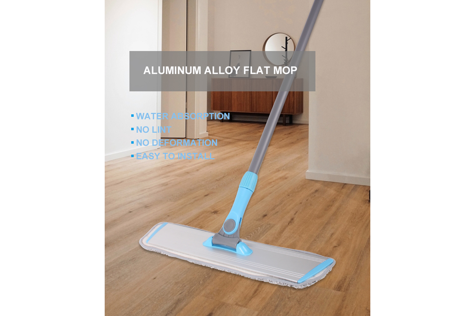 5464 AODI ALUMINUM FLAT MOP (45CM) - Image 1