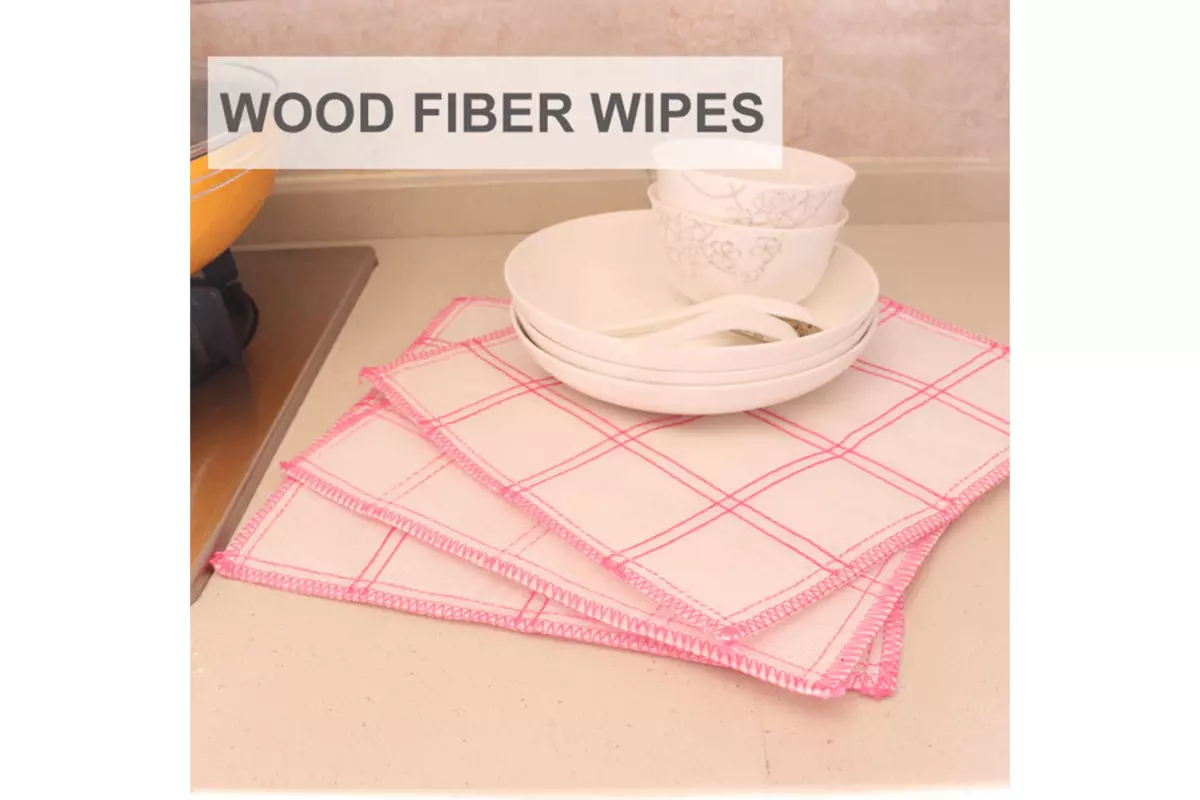 AODI WOODEN COTTON CLOTHES 30X30CM (3PCS) - Image 2