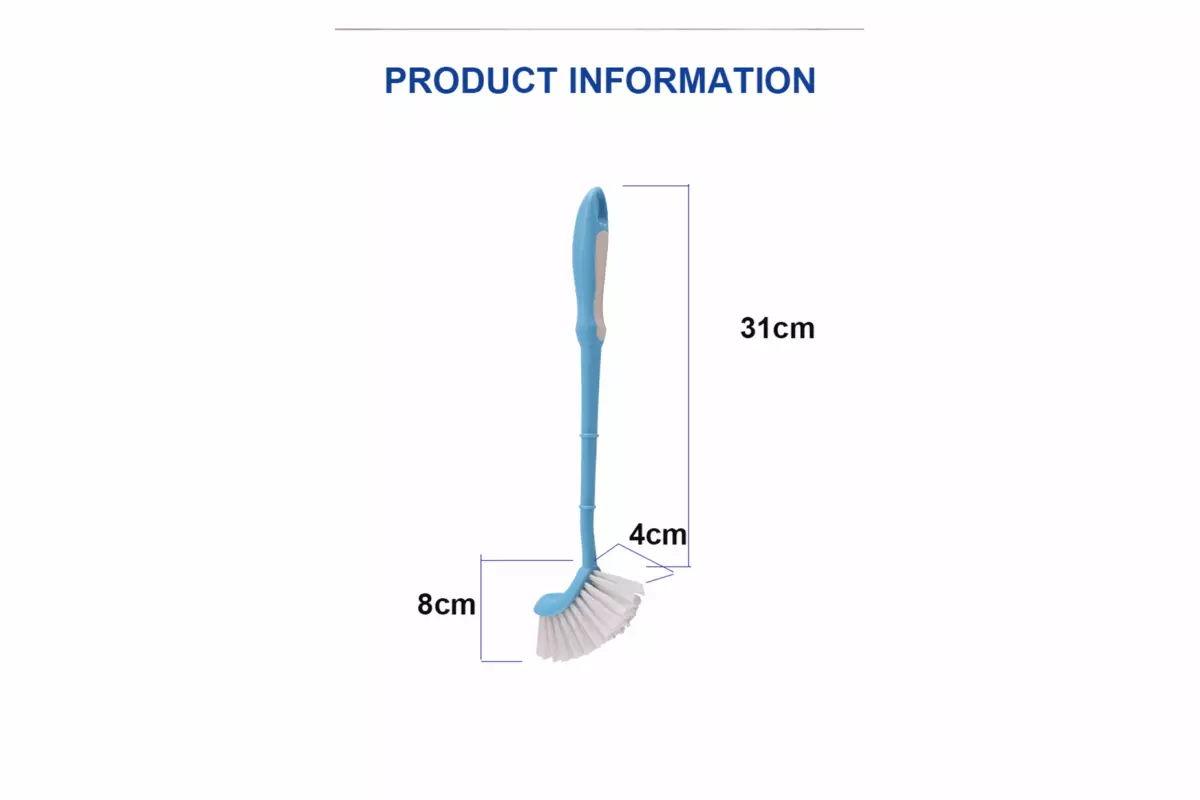 AODI L SHAPE PLASTIC TOILET BRUSH - Image 3