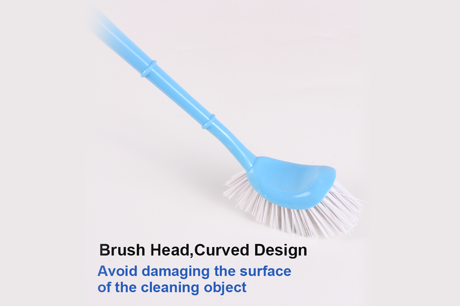 5498(2) AODI L SHAPE PLASTIC TOILET BRUSH - Image 1