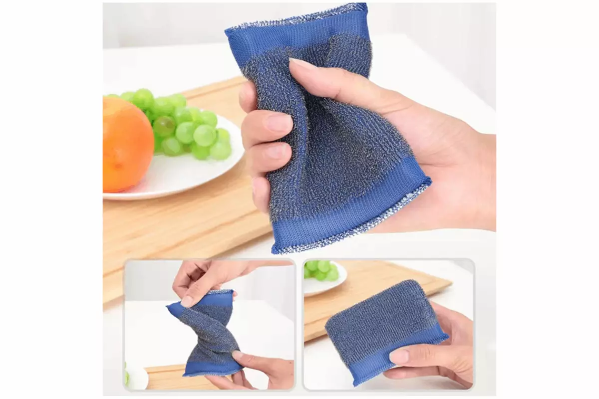 AODI STEEL SPONGE BLOCK 12X8CM (3PCS) - Image 2
