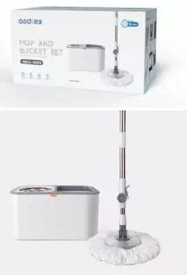 AODI RECTANGLE SPIN MOP (2 REFILL)