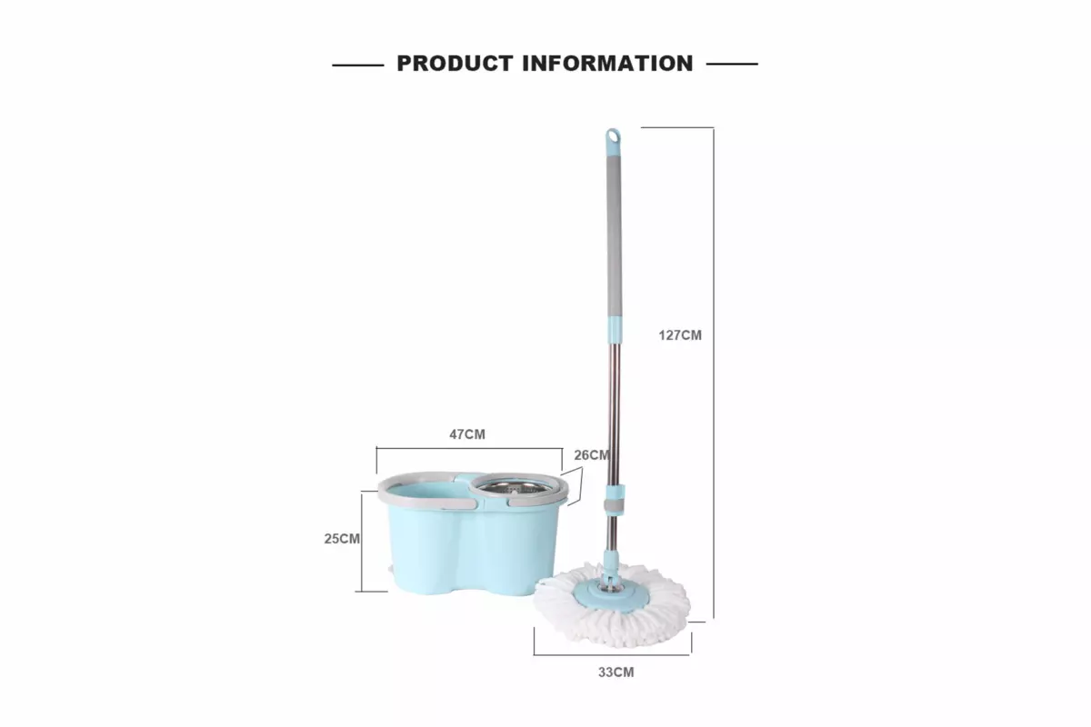 AODI OVAL SPIN MOP (2 REFILL) - Image 2