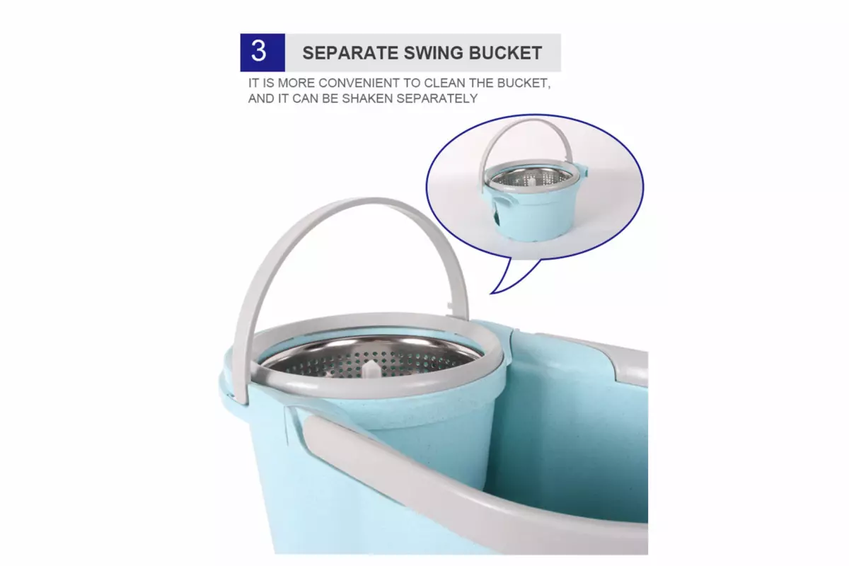 AODI OVAL SPIN MOP (2 REFILL) - Image 3
