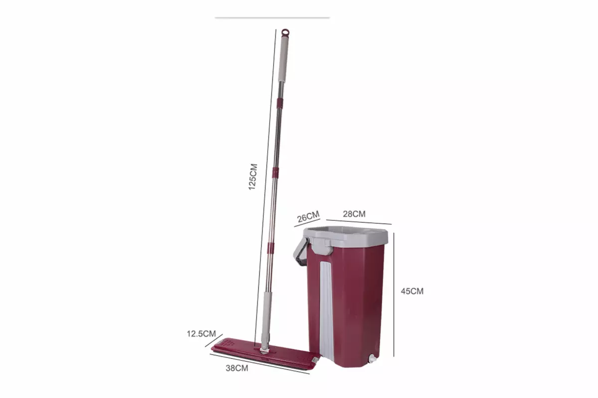 AODI FLAT MOP- 6SIDES (2 MOP HEAD) - Image 2