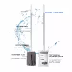 AODI 6 SIDES ALUMINIUM HANDLE MICROFIBER MOP-10CM