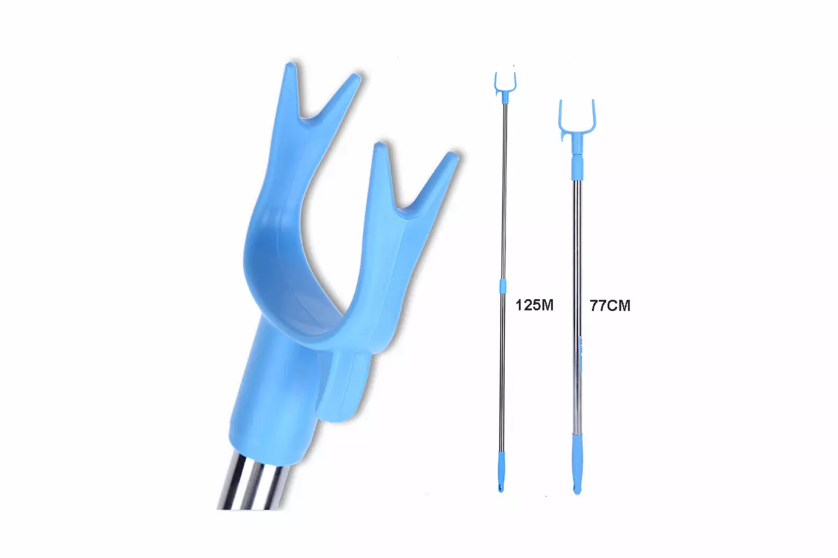AODI STAINLESS STEEL TELESCOPIC CLOTHING FORK - Image 2