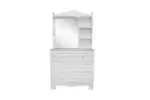 DRESSING TABLE W/ 3 CHEST DRAWERS AND STOOL AKAMU - Image 2