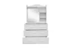 DRESSING TABLE W/ 3 CHEST DRAWERS AND STOOL AKAMU - Image 7