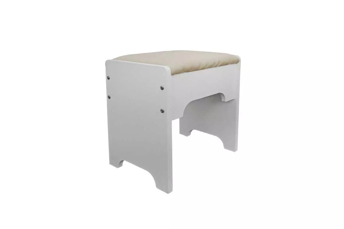 DRESSING TABLE W/ 3 CHEST DRAWERS AND STOOL AKAMU - Image 8