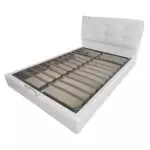 STORAGE QUEEN BED PU FABRIC CUSHIONED AKAMU