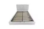 STORAGE QUEEN BED PU FABRIC CUSHIONED AKAMU - Image 2