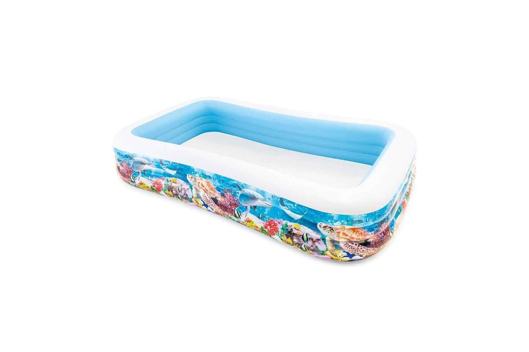 11776 Sea Print Inflatable Pool (Age 2+) Intex - Image 1