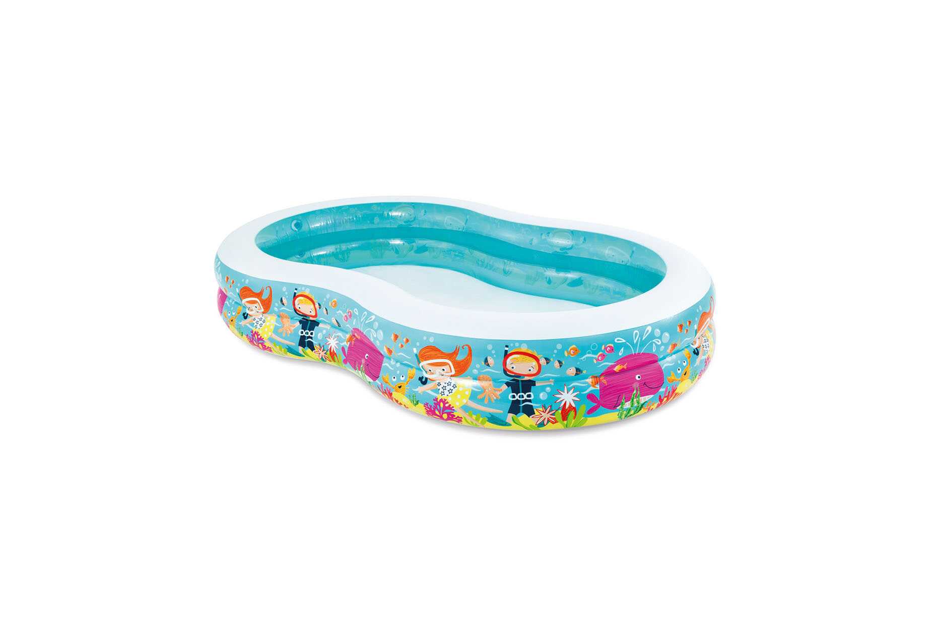 11777 Snorkel Print swim Inflatable Pool (Age 3+) Intex - Image 1
