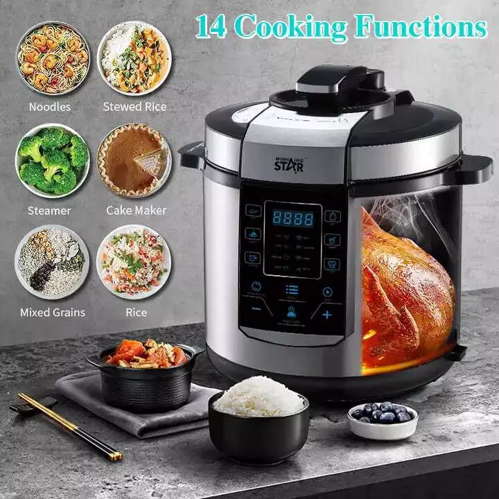 Pressure Cooker 6L  Winning Star - Image 2
