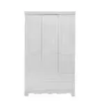 WARDROBE 3 DOOR WITH DRAWERS WHITE AKAMU
