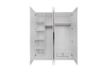 WARDROBE 4 DOOR WHITE AKAMU - Image 3