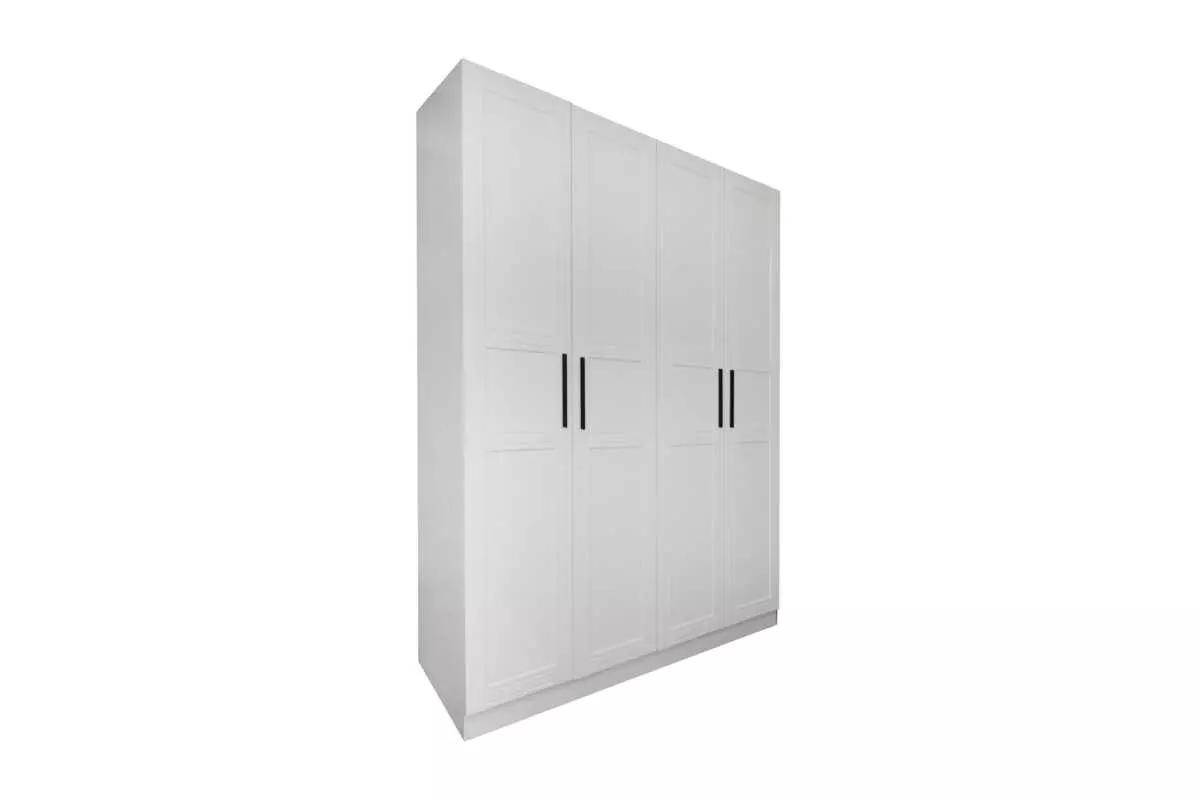 WARDROBE 4 DOOR WHITE AKAMU - Image 2