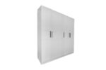 WARDROBE 5 DOOR WHITE AKAMU - Image 3