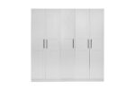 WARDROBE 5 DOOR WHITE AKAMU