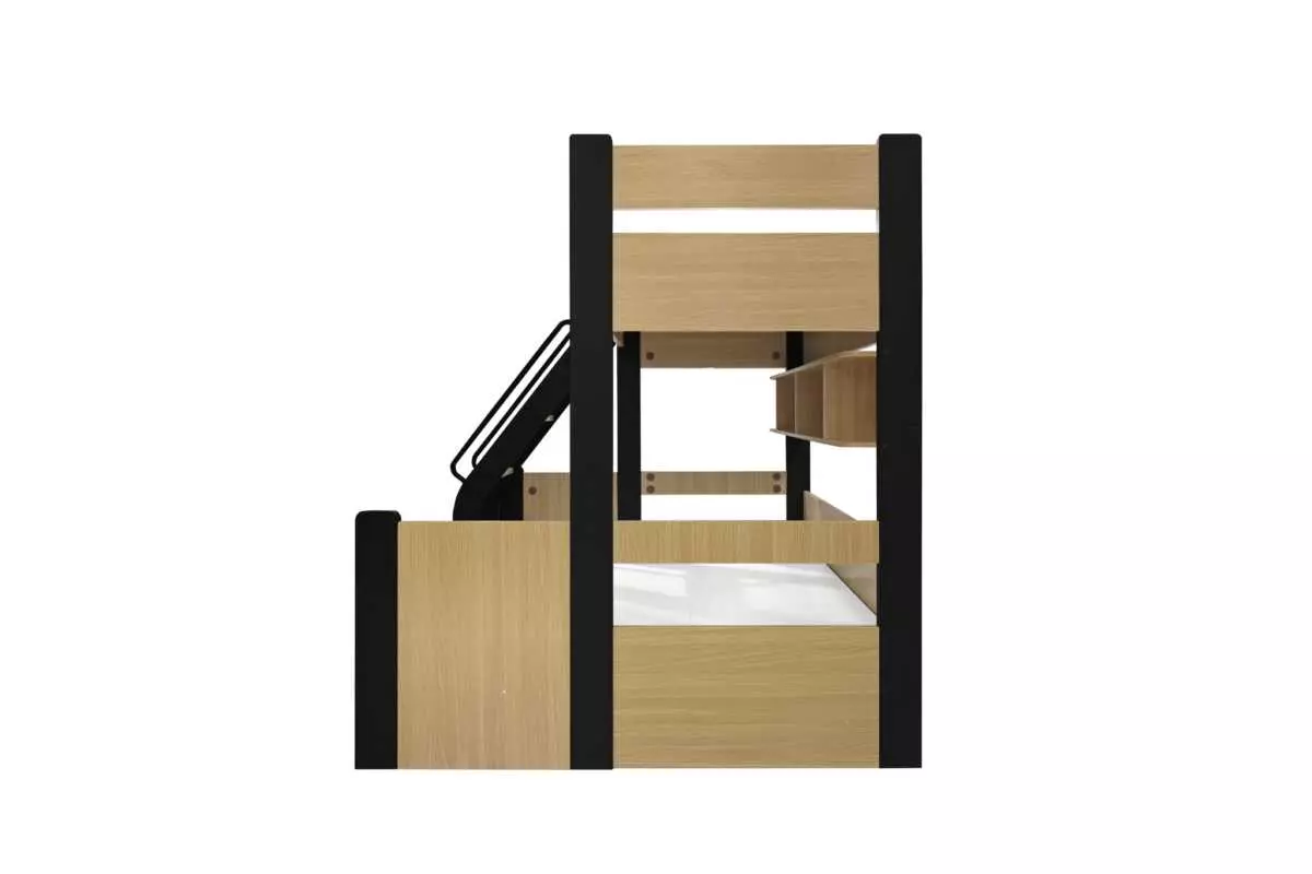 SINGLE + DOUBLE BUNK BED WITH SINGLE PULL OUT BED - Image 3