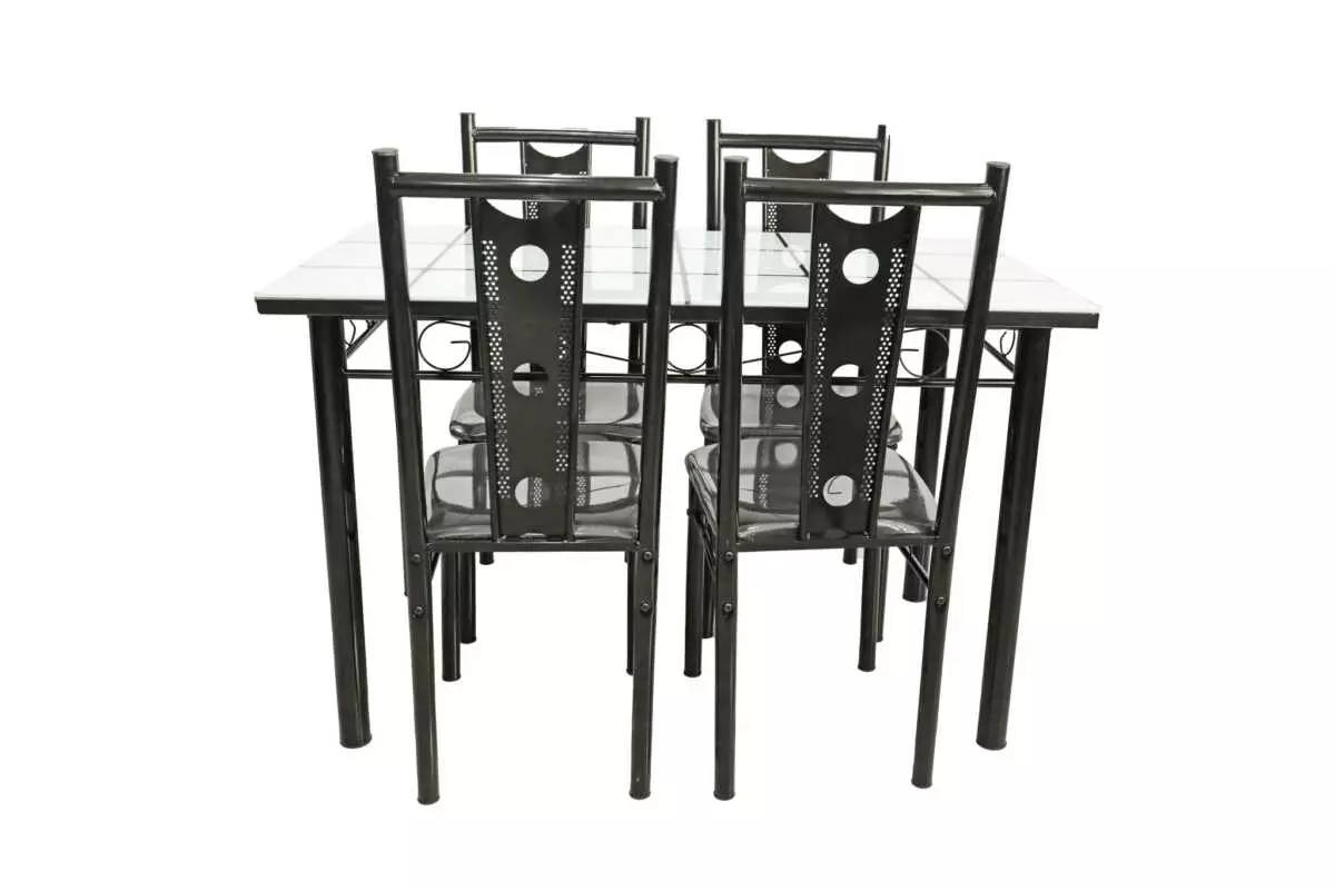 DINING SET WITH 4 CHAIRS - Image 2