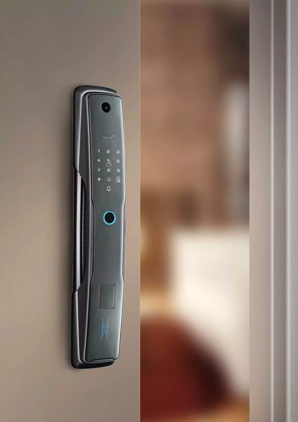 SMART HANDLE DOOR LOCK USMART GO WIFI APP+FINGERPRINT+PASSWORD+M/CARD+CAMERA - Image 6