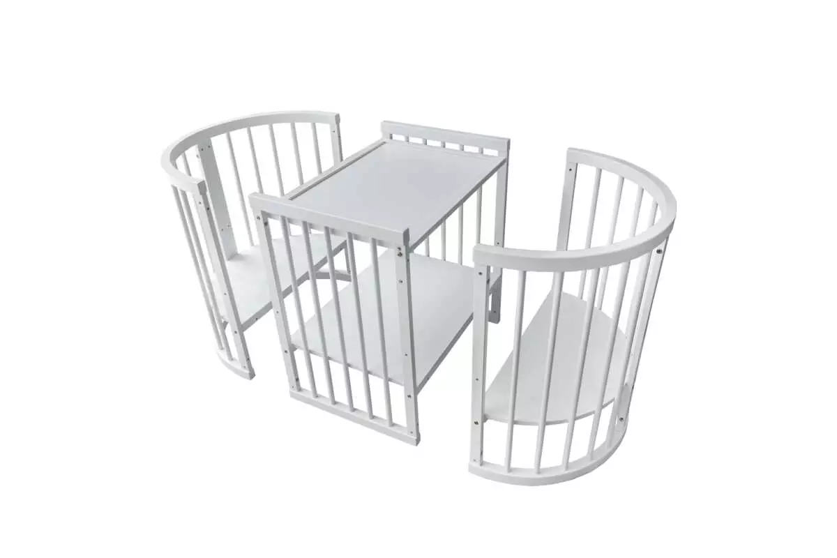 BABY BED OVAL SHAPE WITH MATTRESS - Image 2