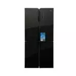 DKAA 4 DOOR INVERTER REFRIGERATOR NO-FROST R600A GLASS FINISH BLACK