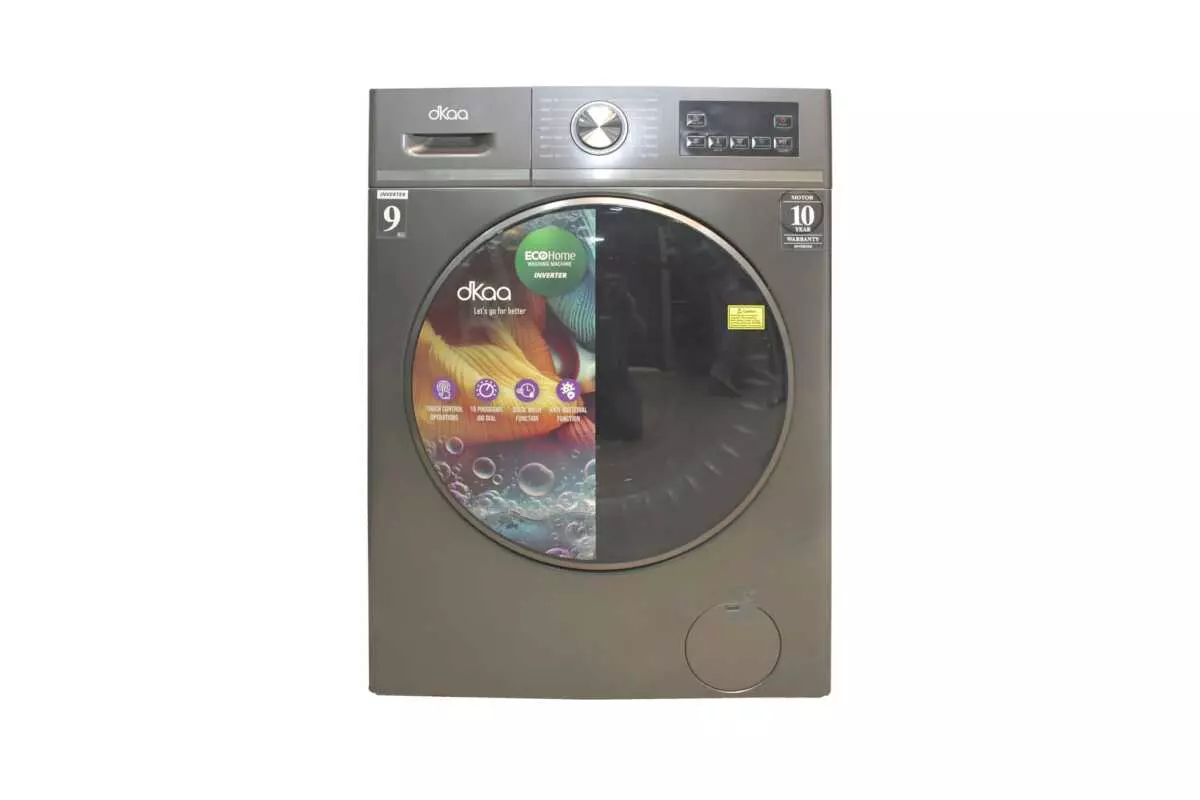 DKAA FRONT LOAD WASHING MACHINE 9KG INVERTER 598X555X845MM - Image 2