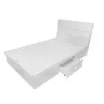 AKAMU STORAGE DOUBLE BED CUSHION HEADBOARD