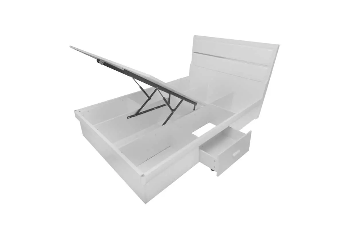 AKAMU STORAGE DOUBLE BED CUSHION HEADBOARD - Image 2