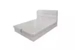AKAMU STORAGE QUEEN BED CUSHION HEADBOARD WHITE