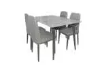 DINING SET WITH 4 CHAIRS