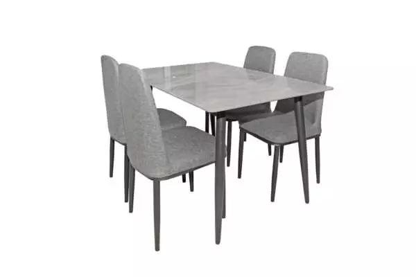 DINING SET WITH 4 CHAIRS