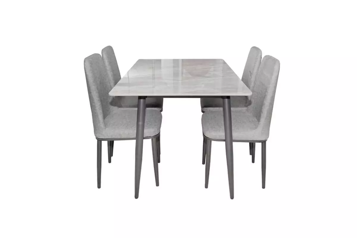 DINING SET WITH 4 CHAIRS - Image 2
