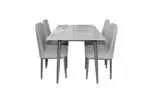 DINING SET WITH 4 CHAIRS - Image 2