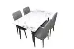 DINING SET WITH 4 CHAIRS
